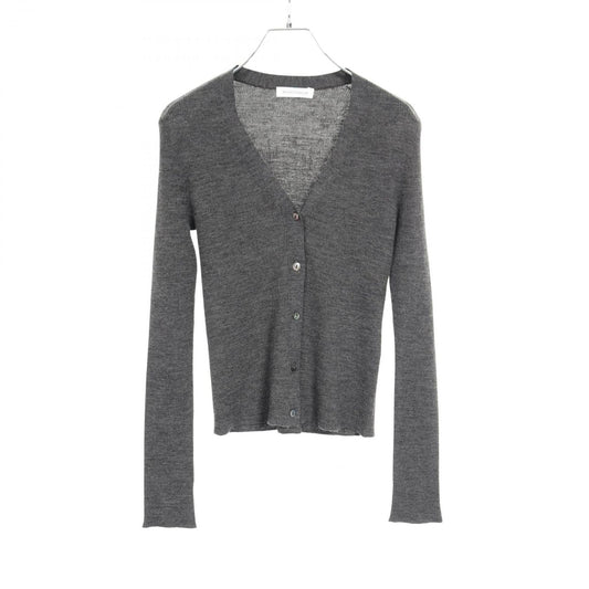MADISONBLUE Grey Wool Cardigan - Exquisite Craftsmanship