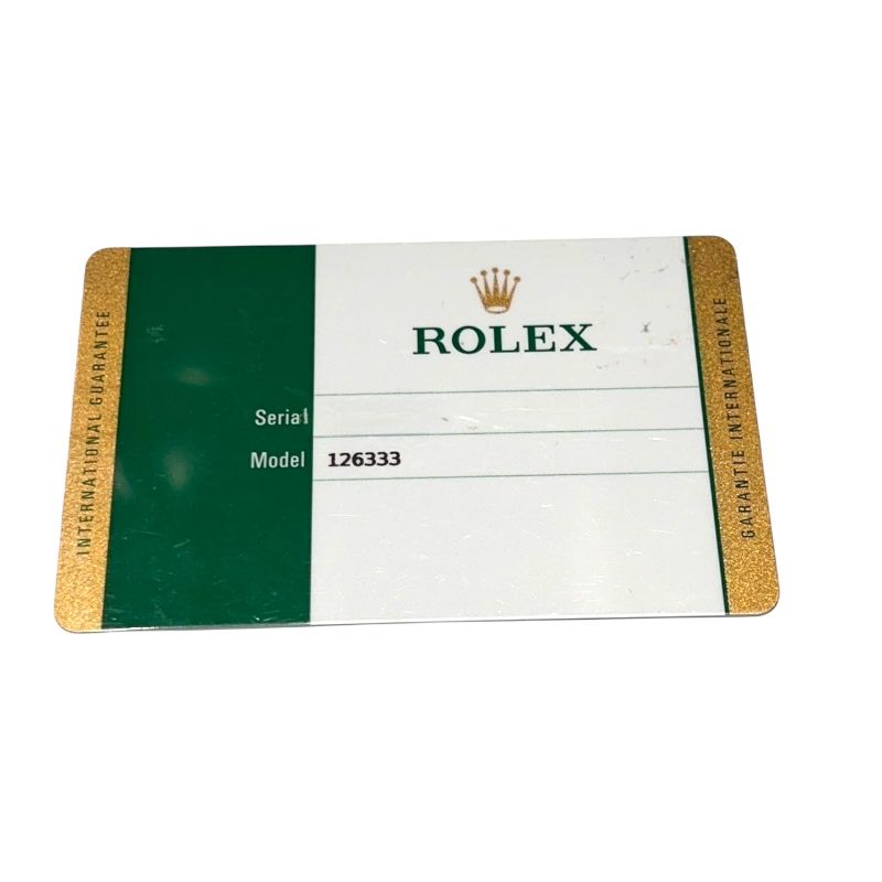 Rolex Datejust 126333 SS/K18YG Men's Watch - Timeless Elegance