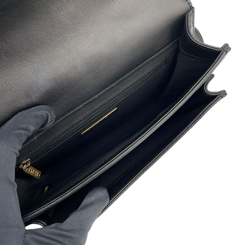 CHANEL Chain Shoulder Bag AS0785 - Black & Gold - Luxurious Lambskin