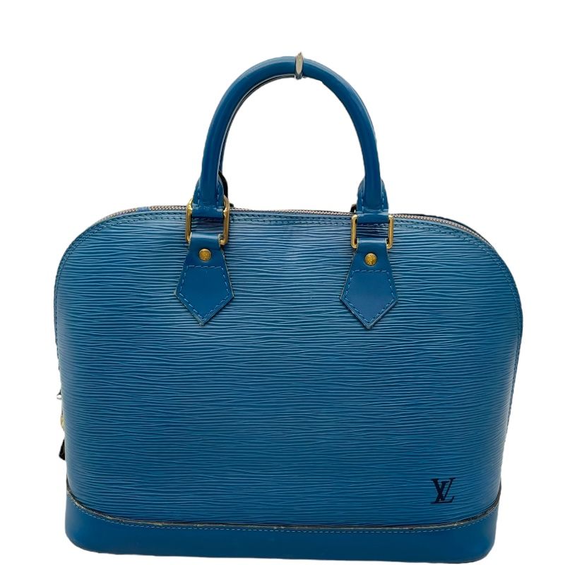 Louis Vuitton Alma M52145 Blue Epi Leather Handbag - Timeless Elegance