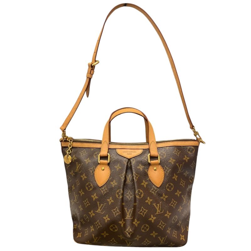 Louis Vuitton Palermo PM Monogram Canvas Tote - Brown & Gold
