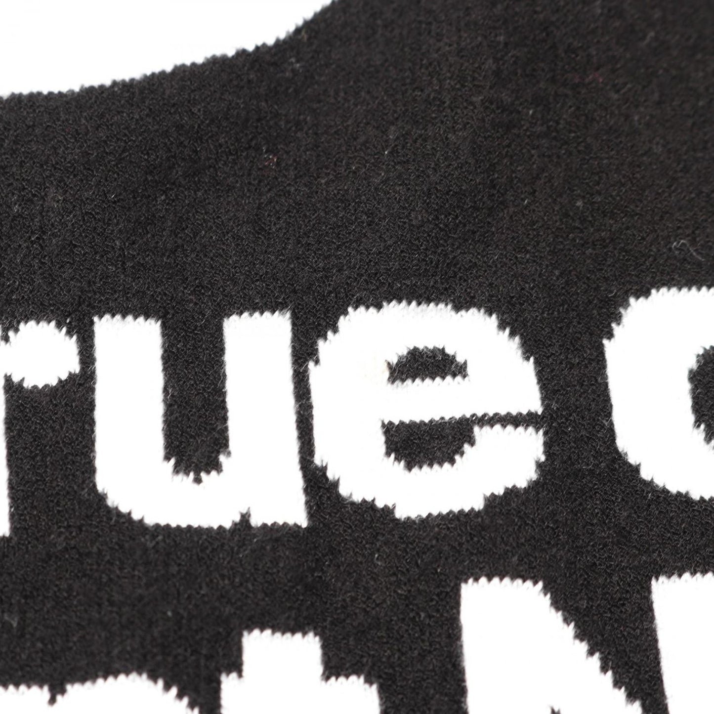 LOUIS VUITTON Graphic Intarsia Knit T-Shirt - Black/White, Size S