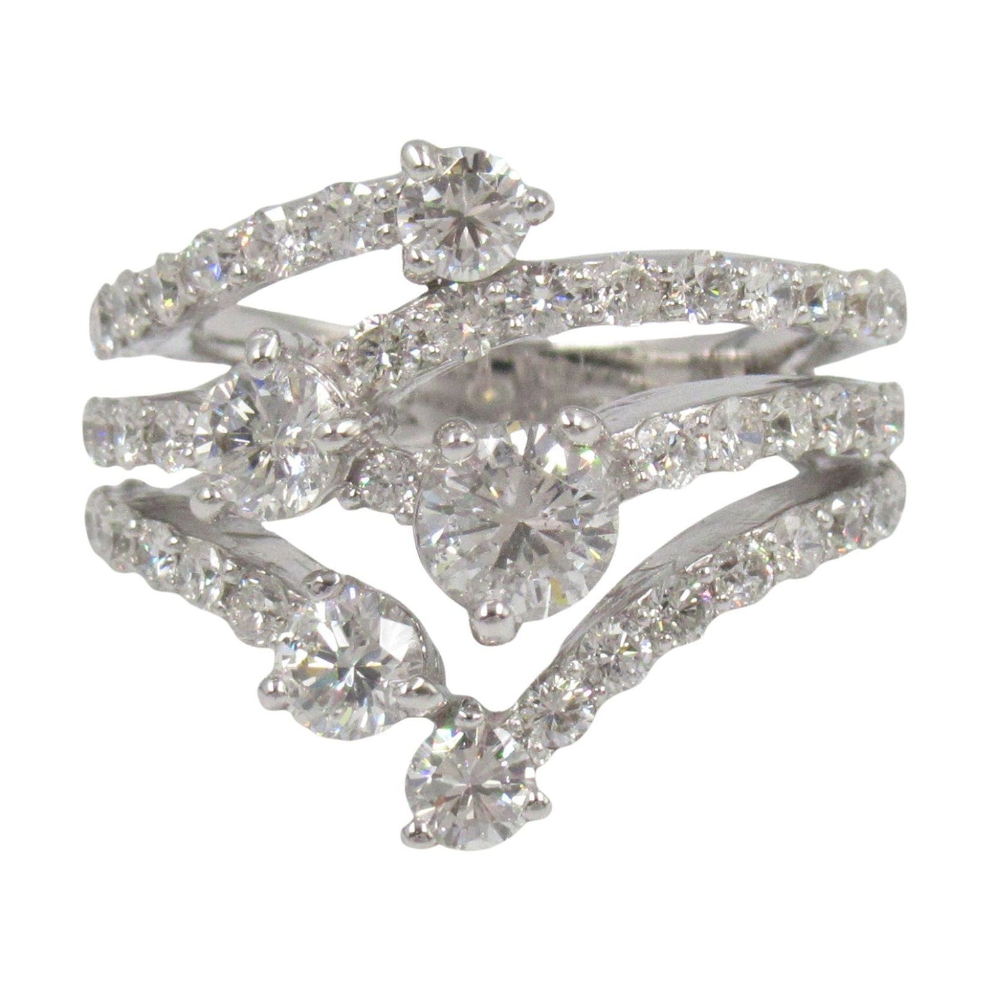 Exquisite K18WG Diamond Ring - 2.62ct Luxury Jewelry