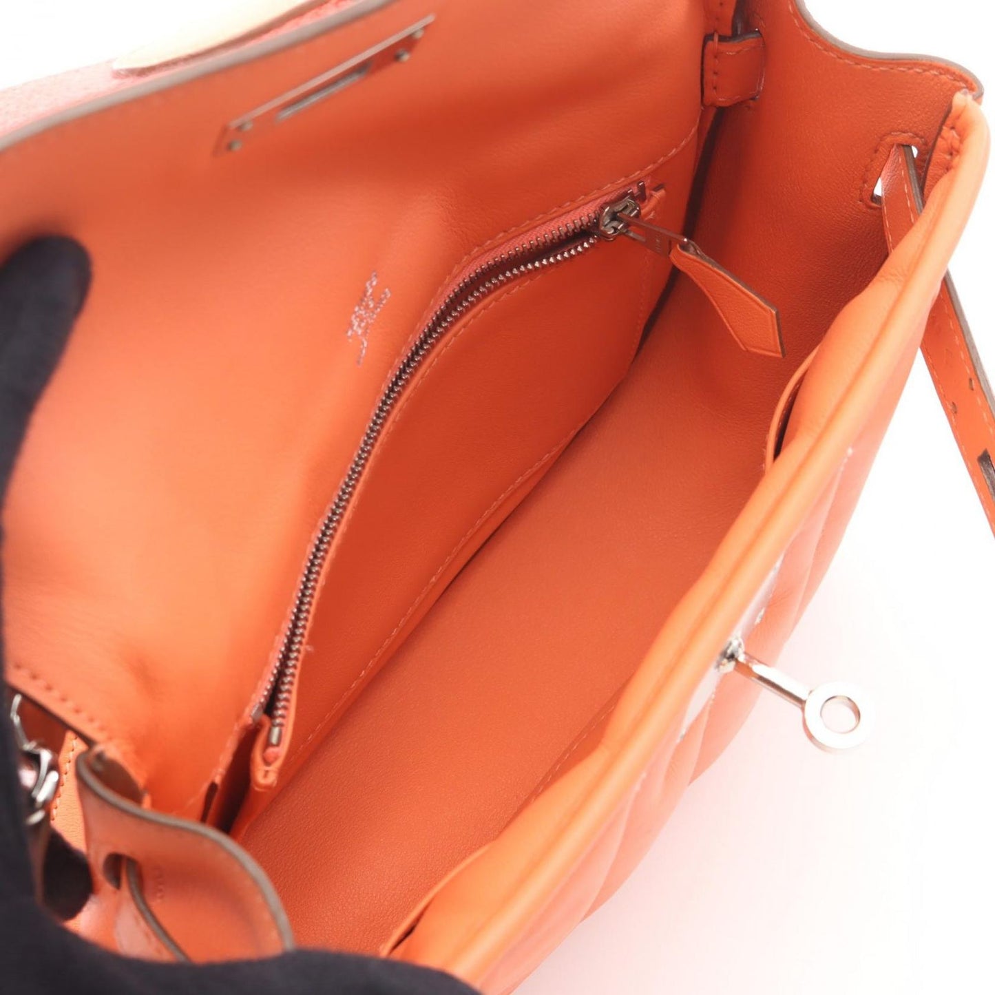 HERMES Berlin Mini Clebet Shoulder Bag - Exquisite Orange Elegance