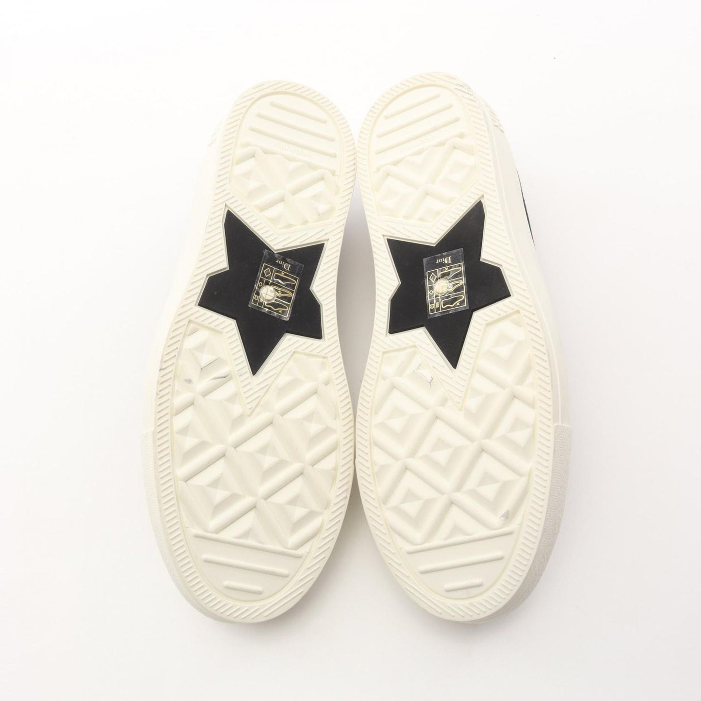 Dior WALK'N'DIOR Canvas Sneakers - Timeless Elegance in Black & White