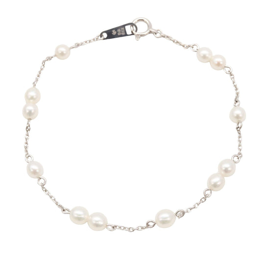 TASAKI K18WG Pearl Bracelet - Exquisite Elegance