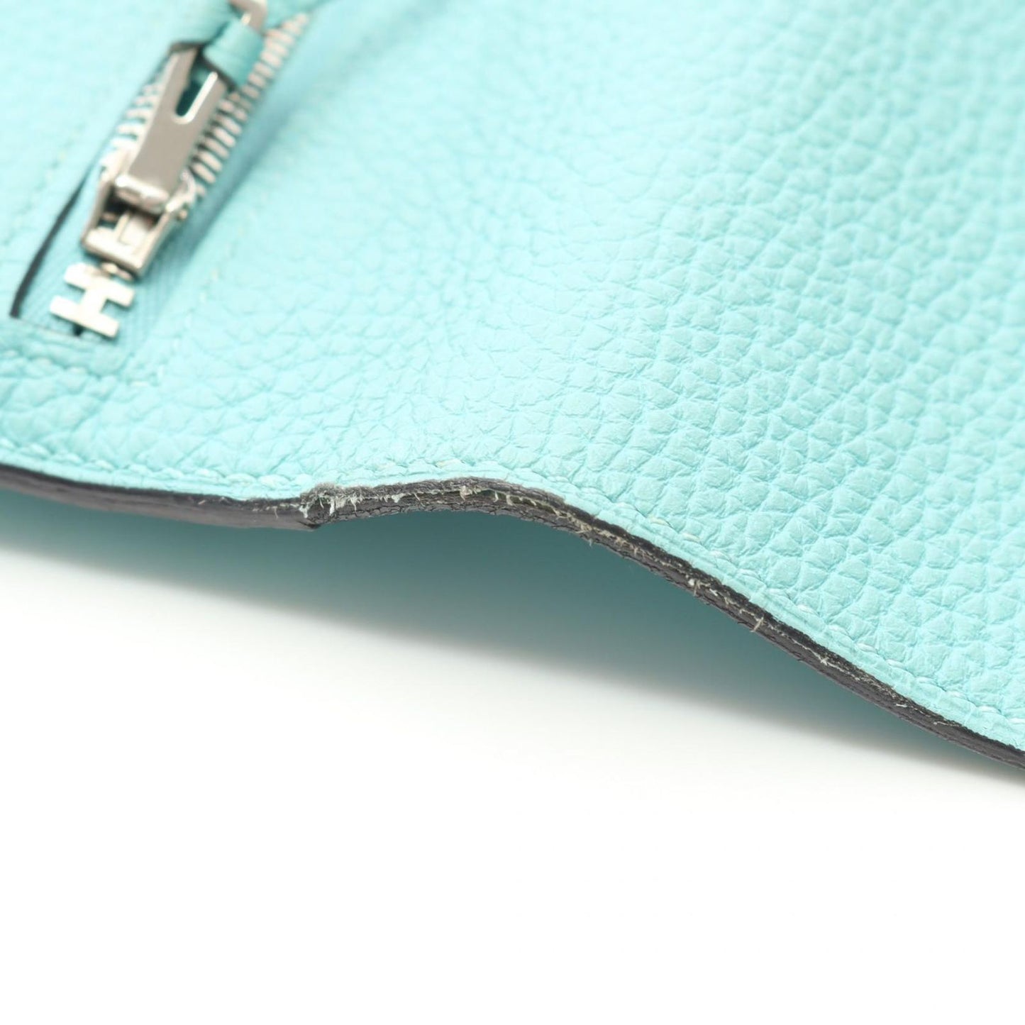 HERMES Dogon Long Wallet in Blue Atoll - Exquisite Craftsmanship