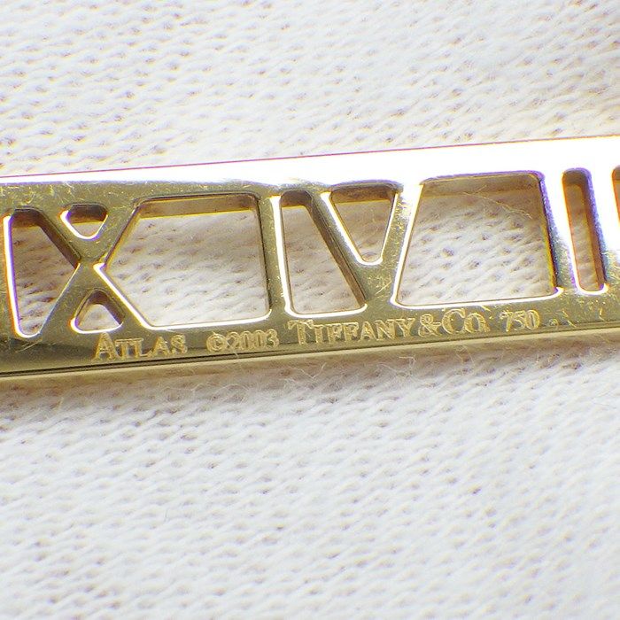 Tiffany & Co. Atlas Bar Hook Earrings in 18K Yellow Gold