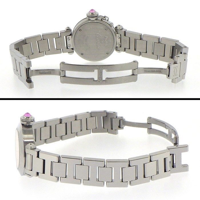 Cartier Miss Pasha W3140008 Quartz Watch with Pink Dial