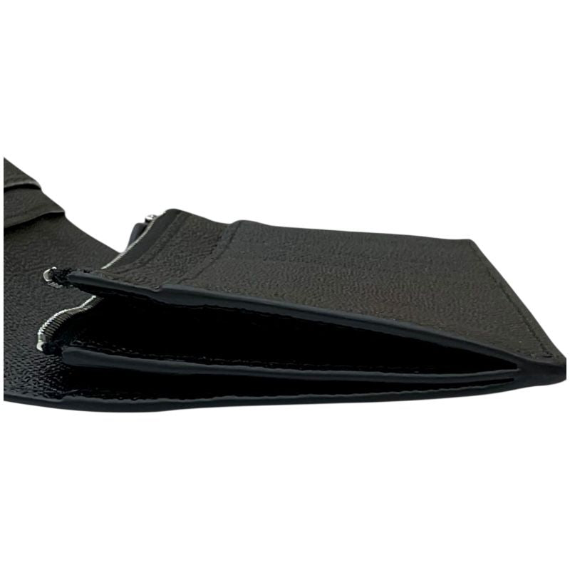 Burberry Cavendish Long Wallet in Black Leather - Timeless Elegance