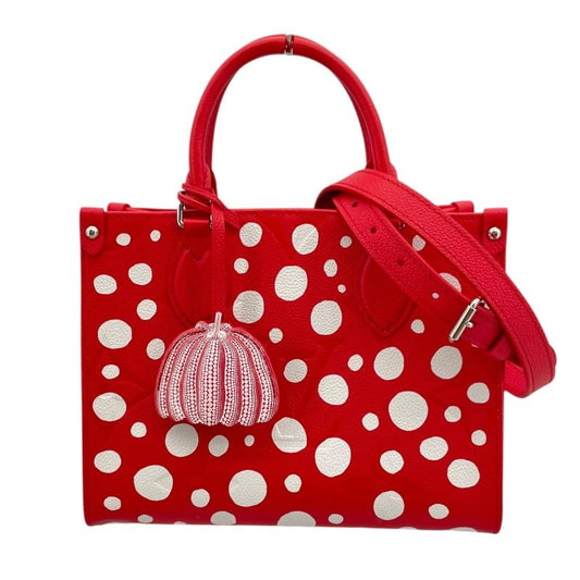 Louis Vuitton OnTheGo PM Yayoi Kusama Collaboration - Red/White