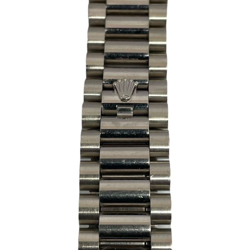 Rolex Day-Date 36 128239 White K18WG Automatic Men's Watch