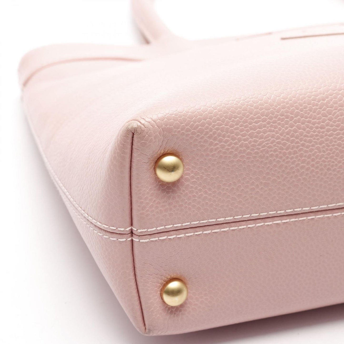 CHANEL Pink Caviar Leather Coco Mark Tote Bag - Timeless Elegance