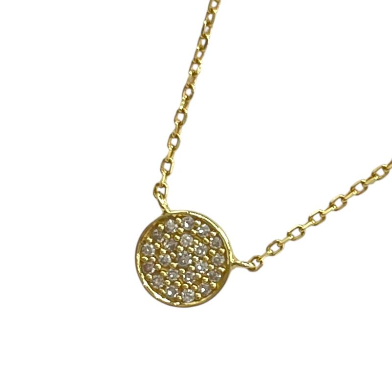 agate Diamond Necklace in 18K Yellow Gold - Exquisite Elegance