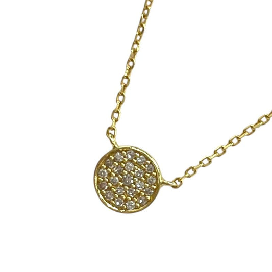 agate Diamond Necklace in 18K Yellow Gold - Exquisite Elegance