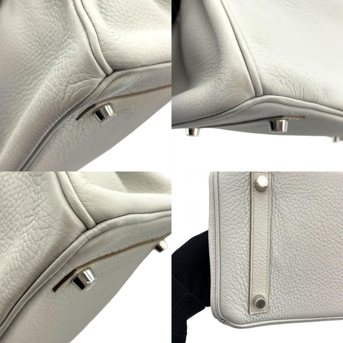 HERMES Birkin 30 in Gris Perle with Silver Hardware - Iconic Luxury Handbag