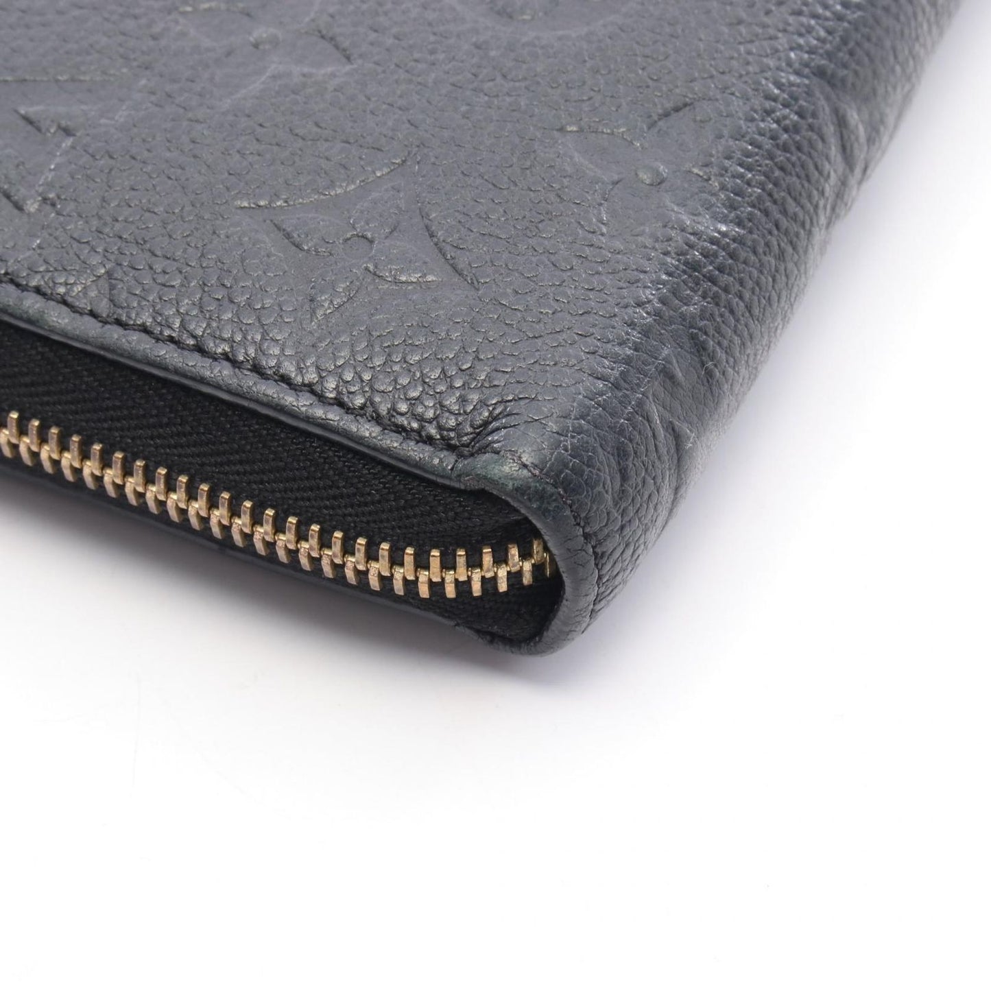 Louis Vuitton Monogram Empreinte Zippy Wallet in Noir