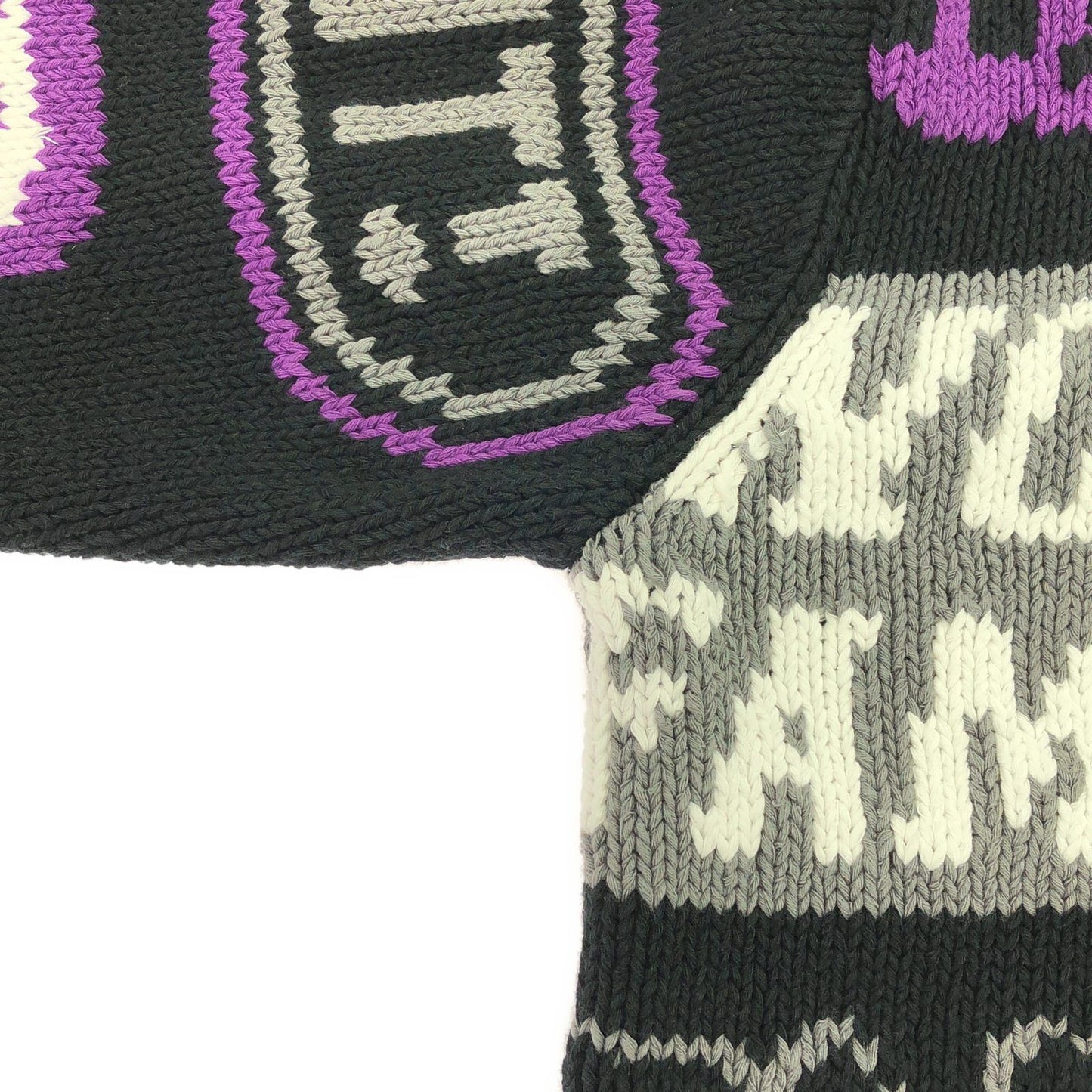 Supreme Black Cotton Knit Sweater - Exclusive Craftsmanship