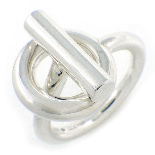 HERMES Échappé Toggle Clasp Ring in Silver 925 - Size 14