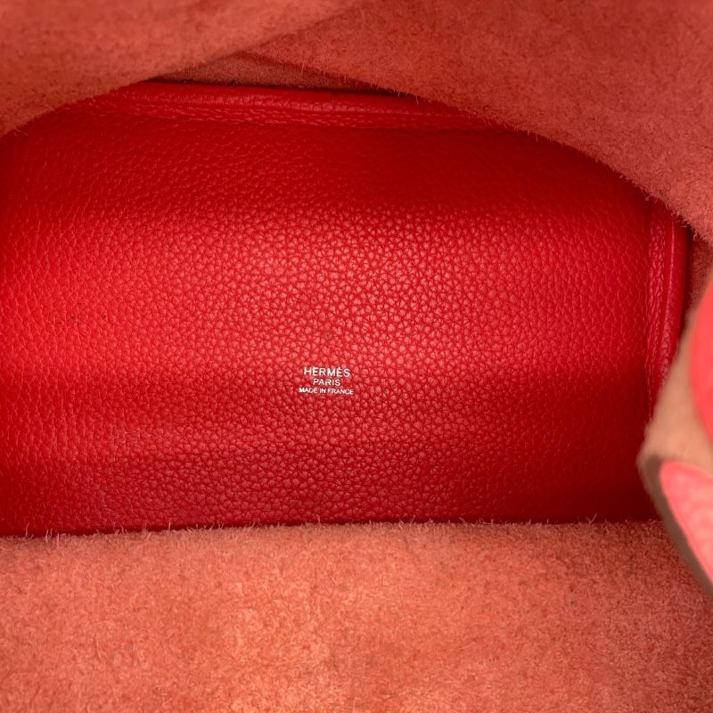 HERMES Picotin Lock MM in Rose Jaipur with Silver Hardware