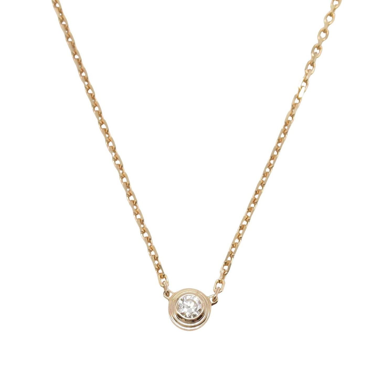 CARTIER Amour XS Necklace in K18 Pink Gold with Diamonds