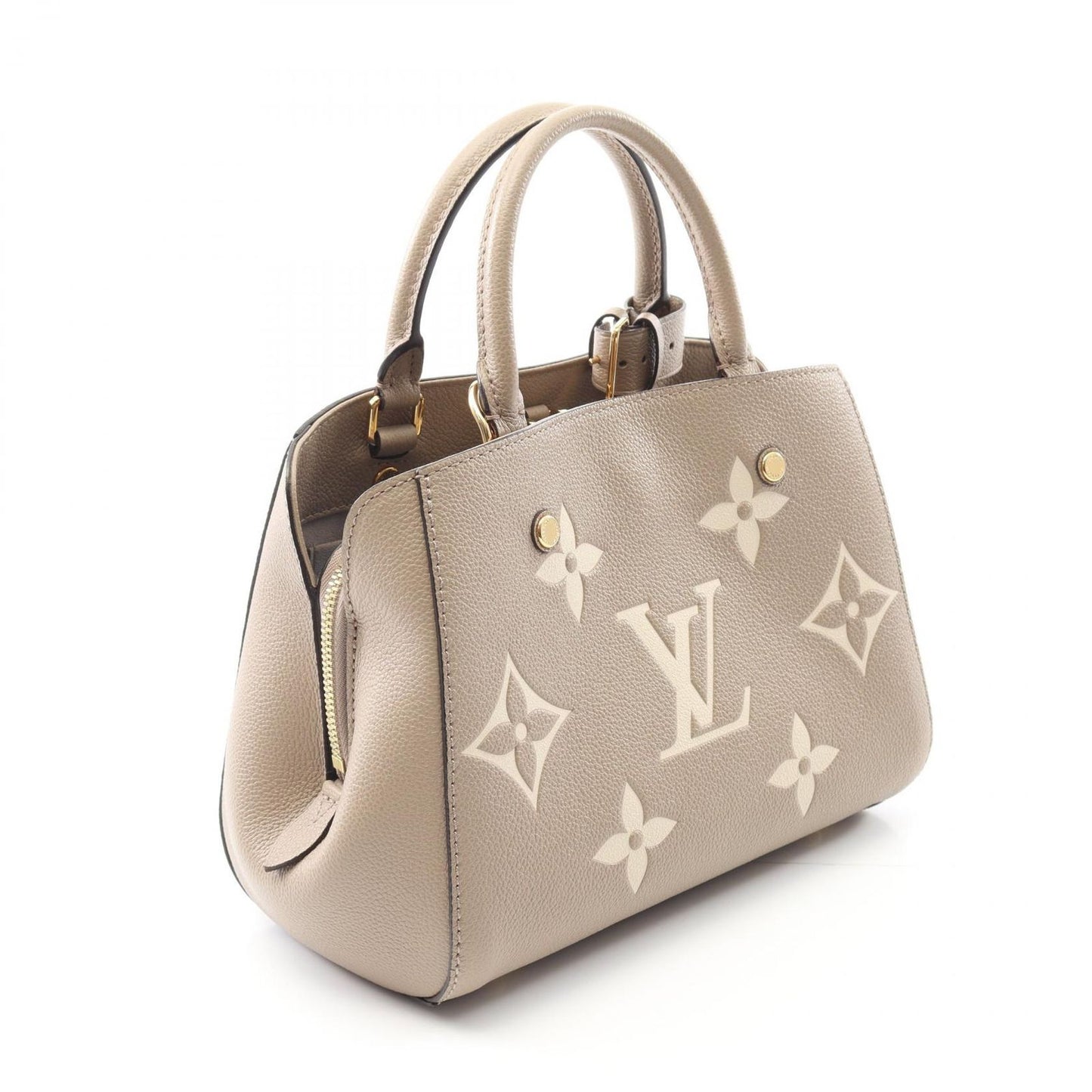 Louis Vuitton Montaigne BB Bi-Color Handbag - Exquisite Craftsmanship