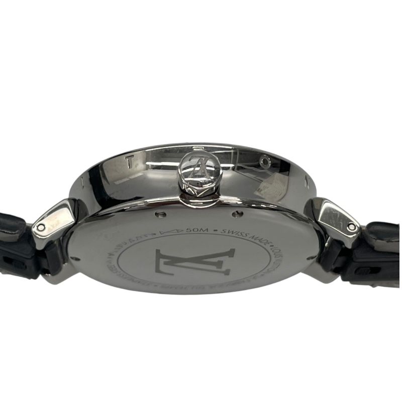 Louis Vuitton Tambour Moon Divine Blue Lacquer Watch for Women