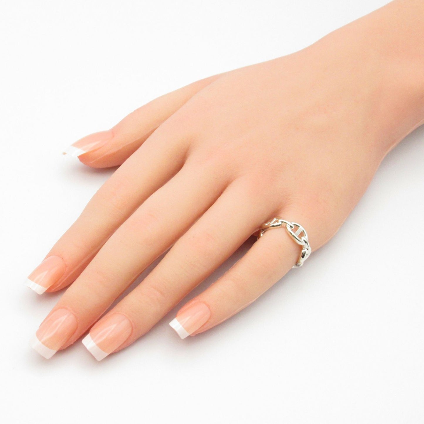 HERMES Chaine d'Ancre Ring in Silver 925 - Unisex Elegance