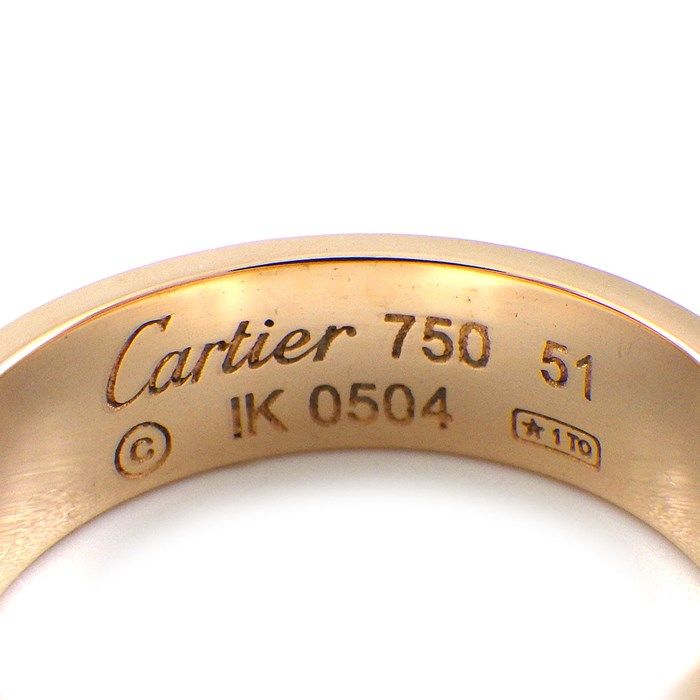 Cartier Love Ring Classic Model B4084851 in K18 Pink Gold
