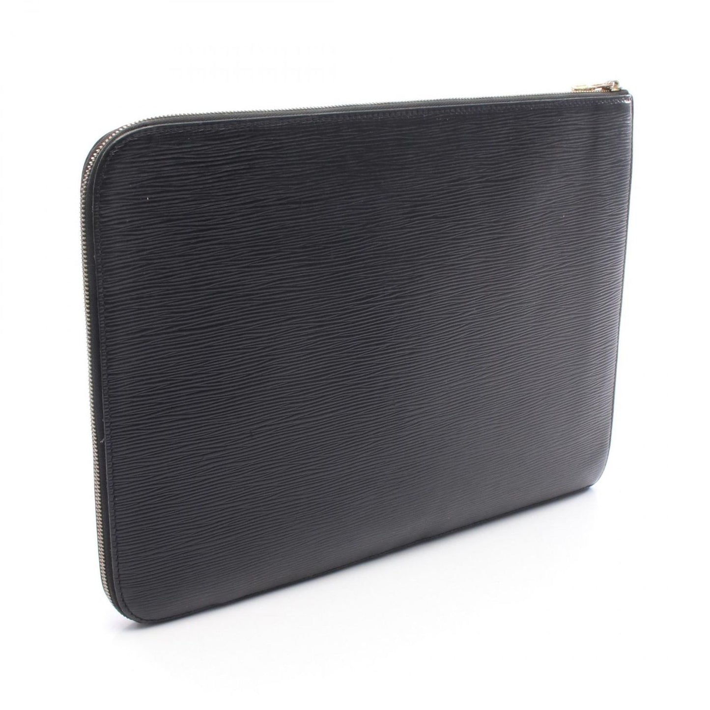 Louis Vuitton Poche Document Epi Noir Clutch Bag - Timeless Elegance
