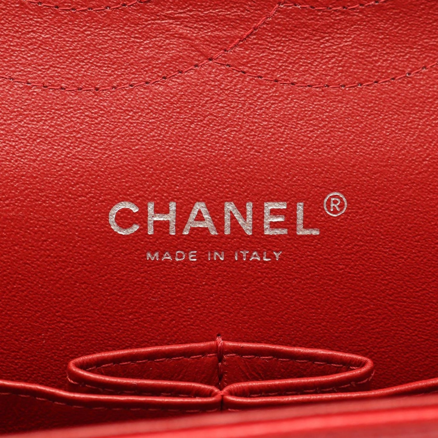 CHANEL Classic De Camellia 30 Large Double Flap Shoulder Bag - Red