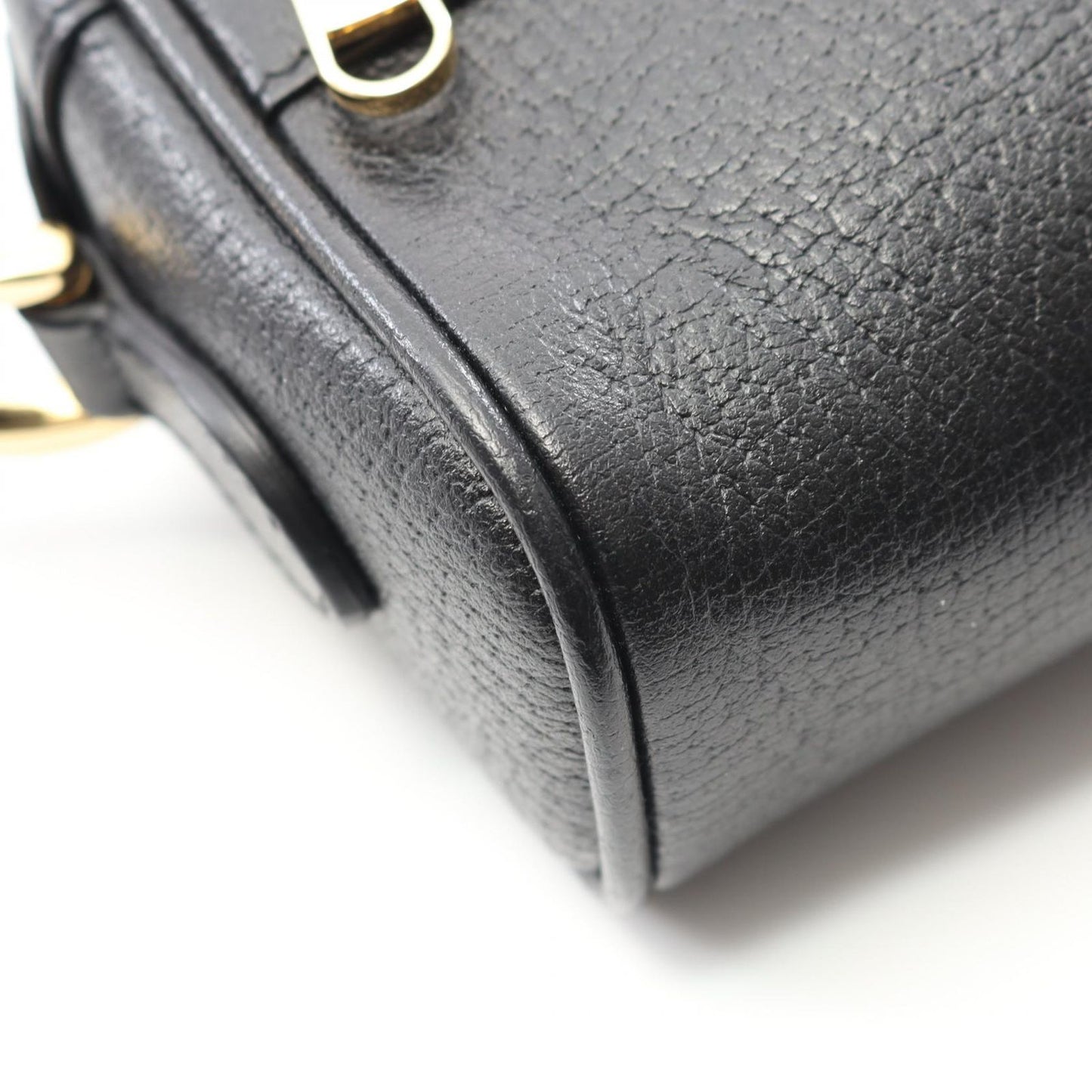 GUCCI Ophidia Mini Shoulder Bag in Black Leather - Timeless Elegance