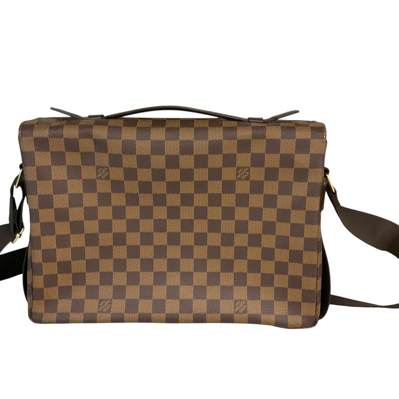 Louis Vuitton Broadway N42270 Brown Damier Canvas Unisex Shoulder Bag
