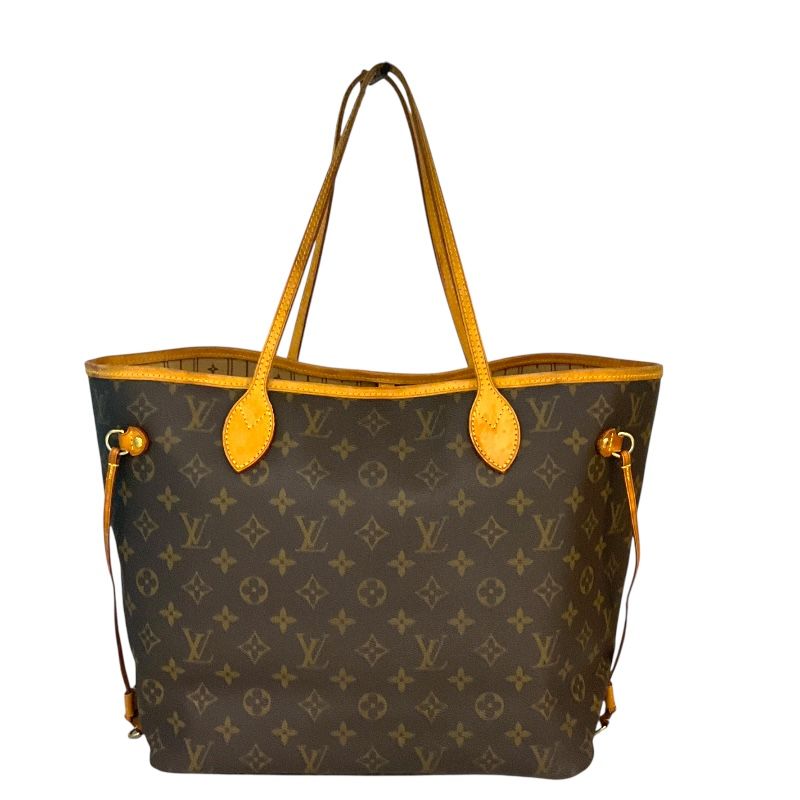 Louis Vuitton Neverfull MM Monogram Tote Bag - Brown