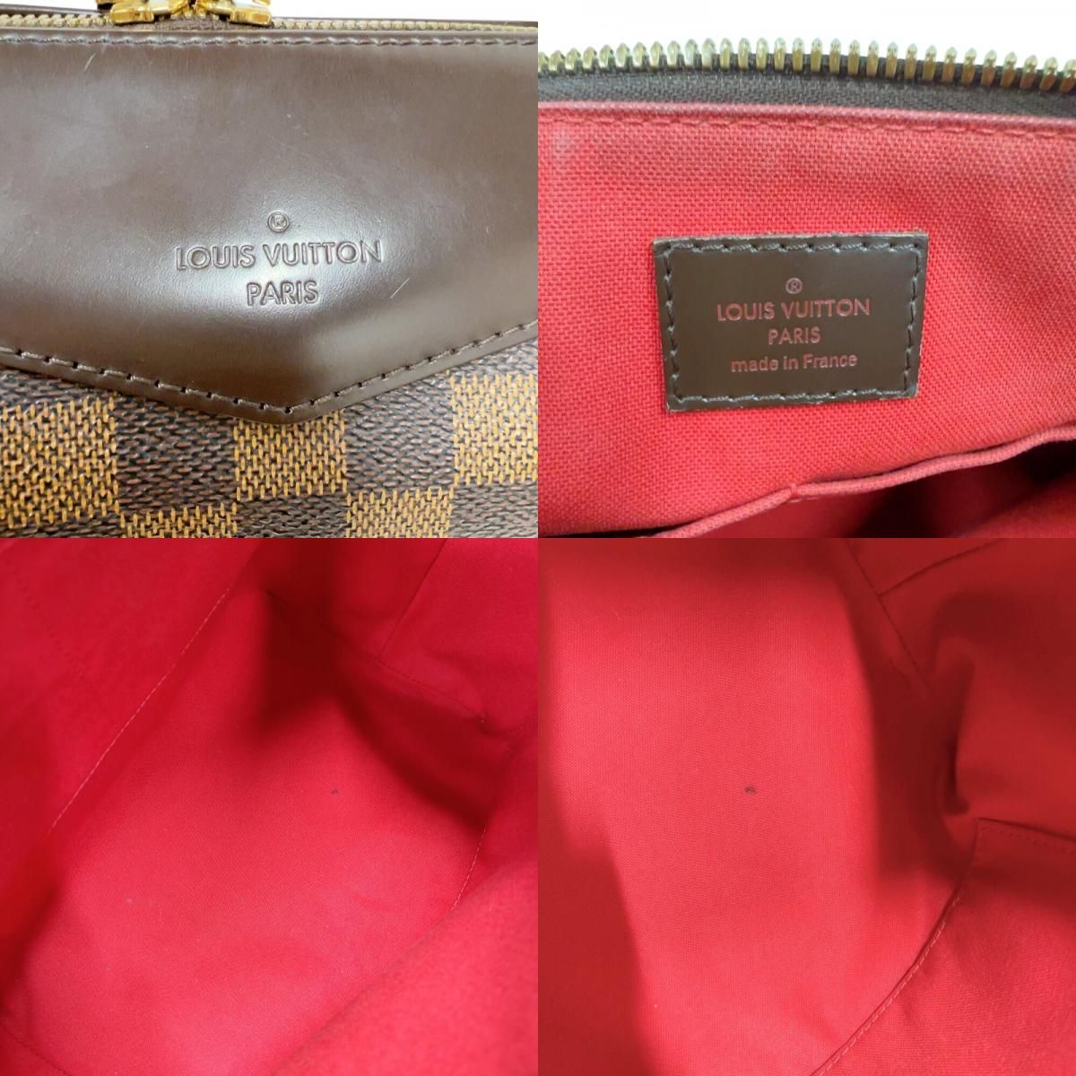 Louis Vuitton Westminster PM Brown Damier Tote Bag with Gold Hardware