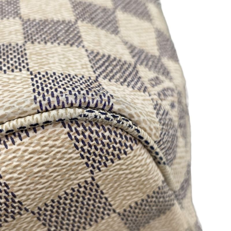 Louis Vuitton Neverfull PM Damier Azur Tote - White