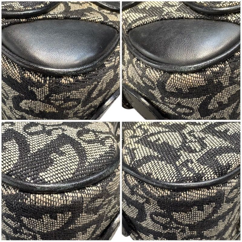 Christian Dior Trotter Handbag in Black Canvas - Unisex Luxury