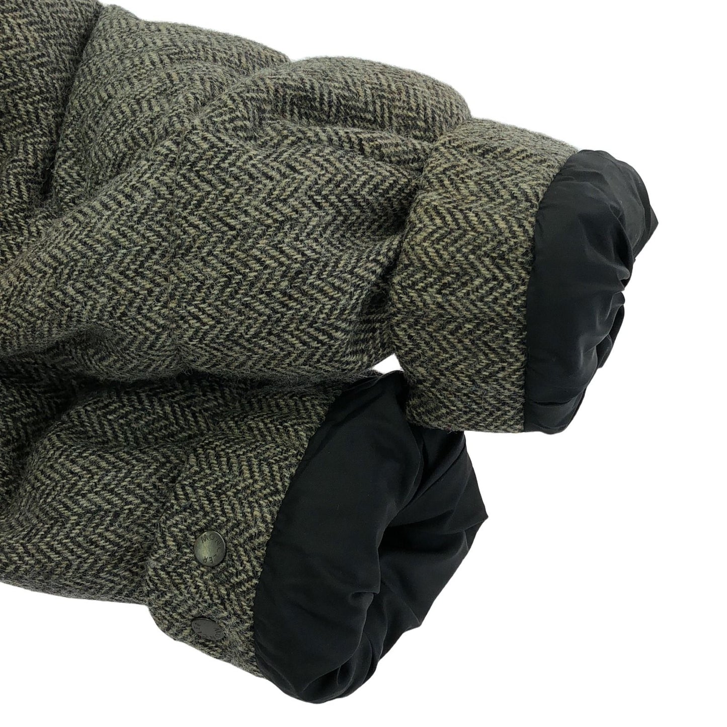 MONCLER Beige Wool Down Jacket - Timeless Elegance