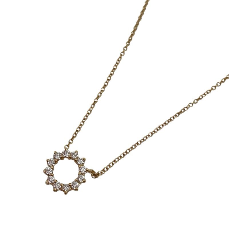 Tiffany & Co. Open Circle Necklace in 750 Gold - Timeless Elegance