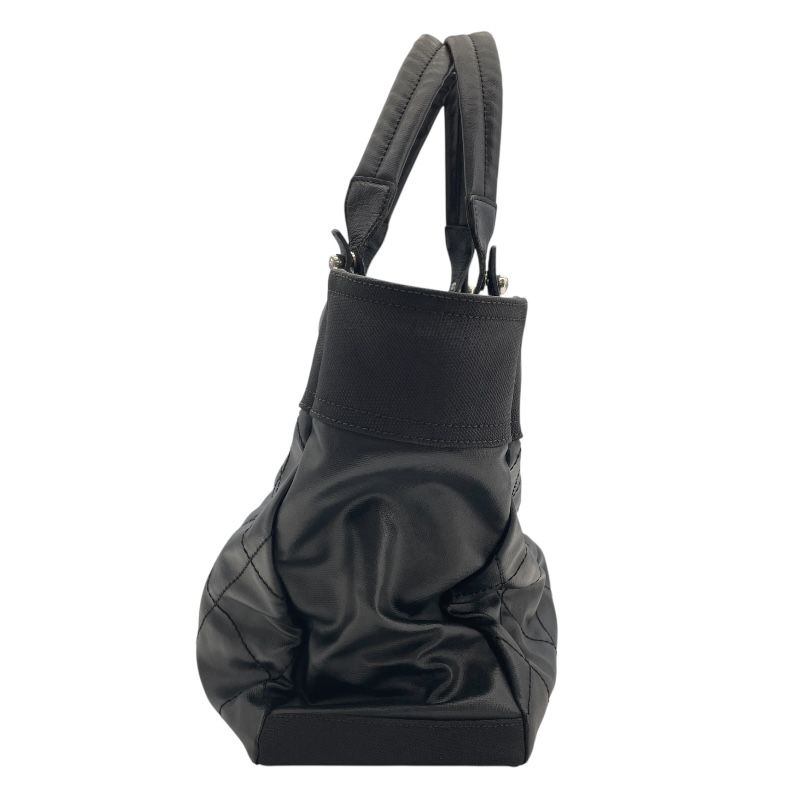 CHANEL Paris Biarritz Tote MM A34209 - Black with Silver Hardware