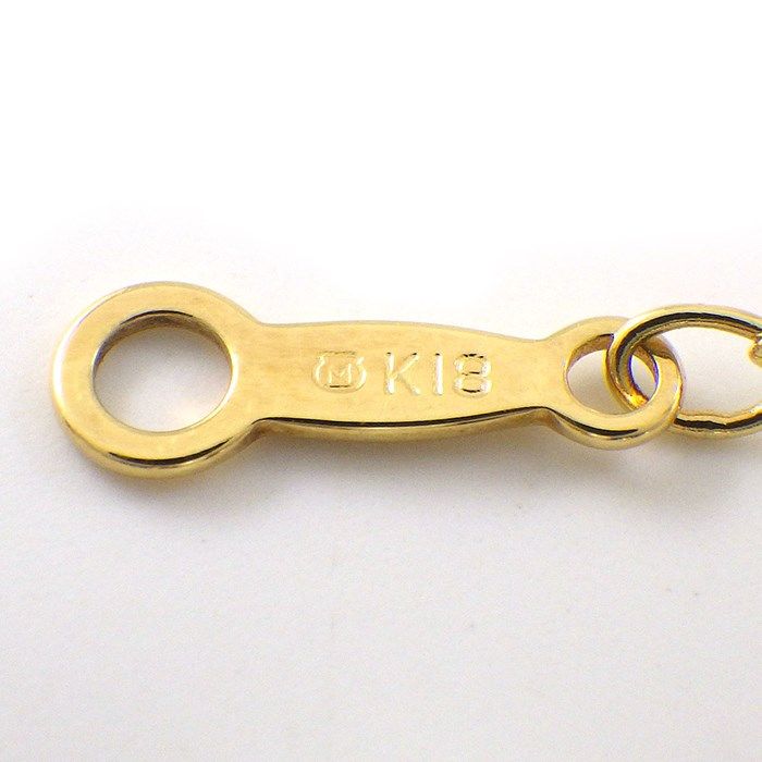 MIKIMOTO Leaf Motif Necklace with Pearl & Diamond in K18 Gold