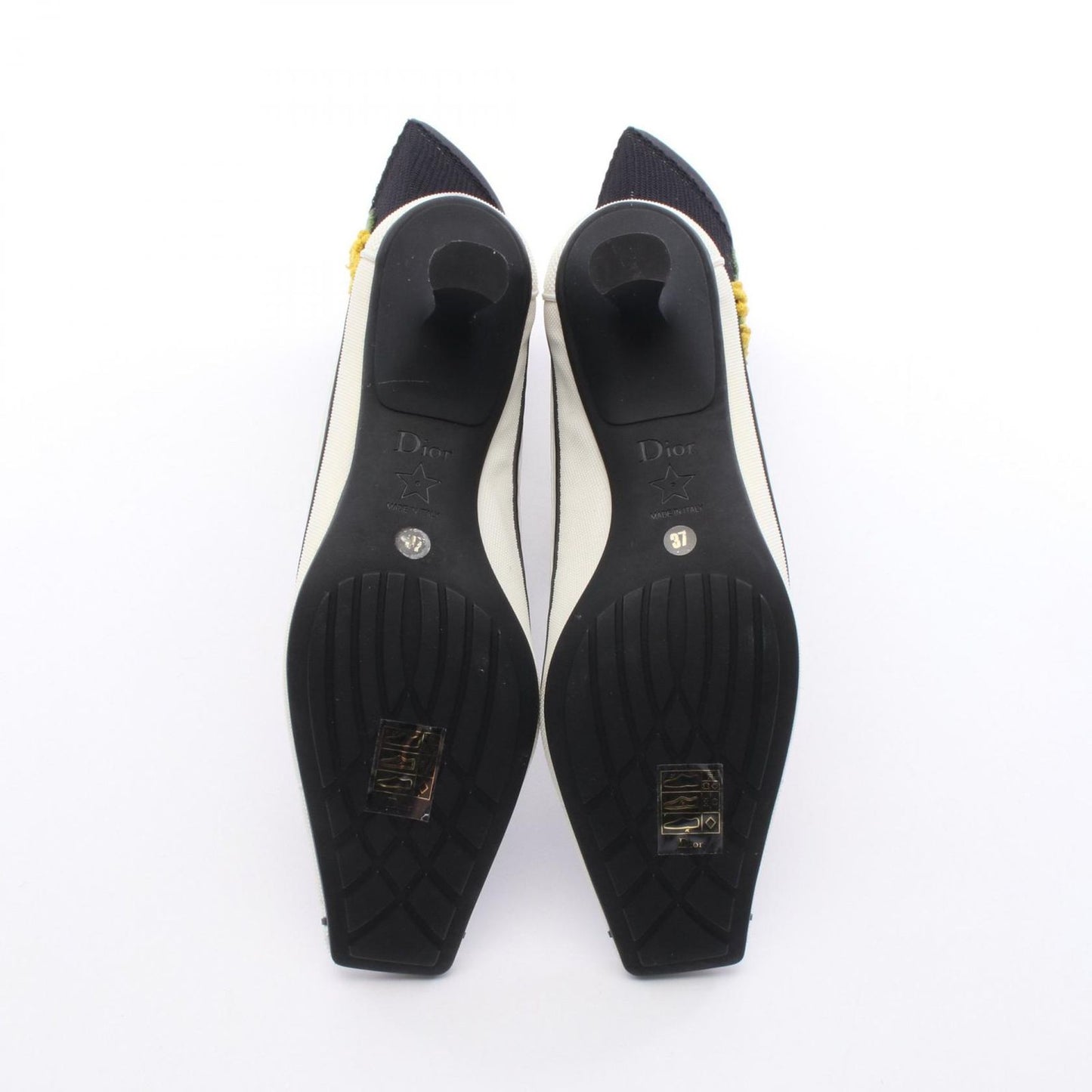 Dior Mesh Boots - Elegant Black Fabric, Size 37