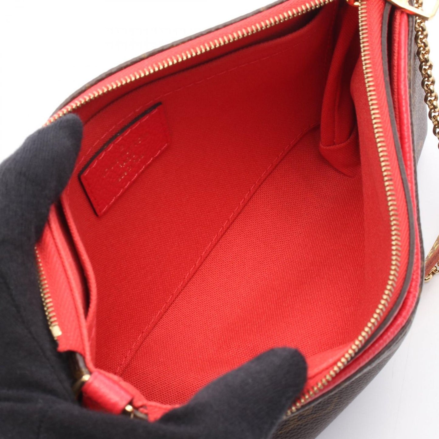 Louis Vuitton Pallas Clutch Monogram Poppy Petal Handbag