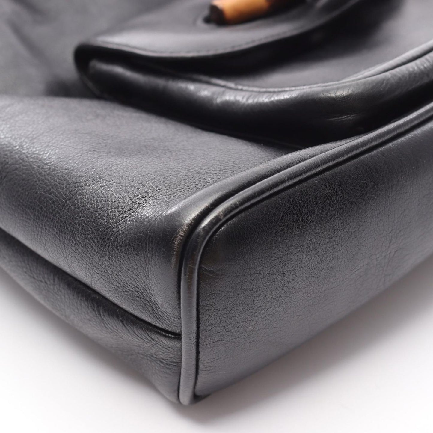 GUCCI Bamboo Mini Backpack in Black Leather - Timeless Elegance