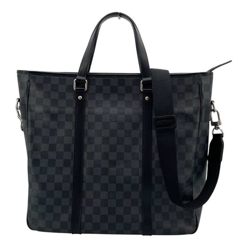 Louis Vuitton Tadao N51192 Black Damier Graphite Shoulder Bag
