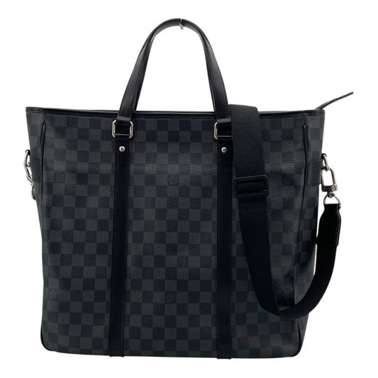Louis Vuitton Tadao N51192 Black Damier Graphite Shoulder Bag