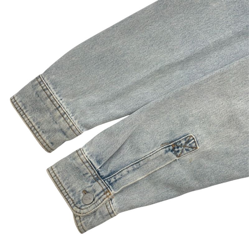 OFF-WHITE Indigo Printed Denim Jacket for Men - Exclusive Style