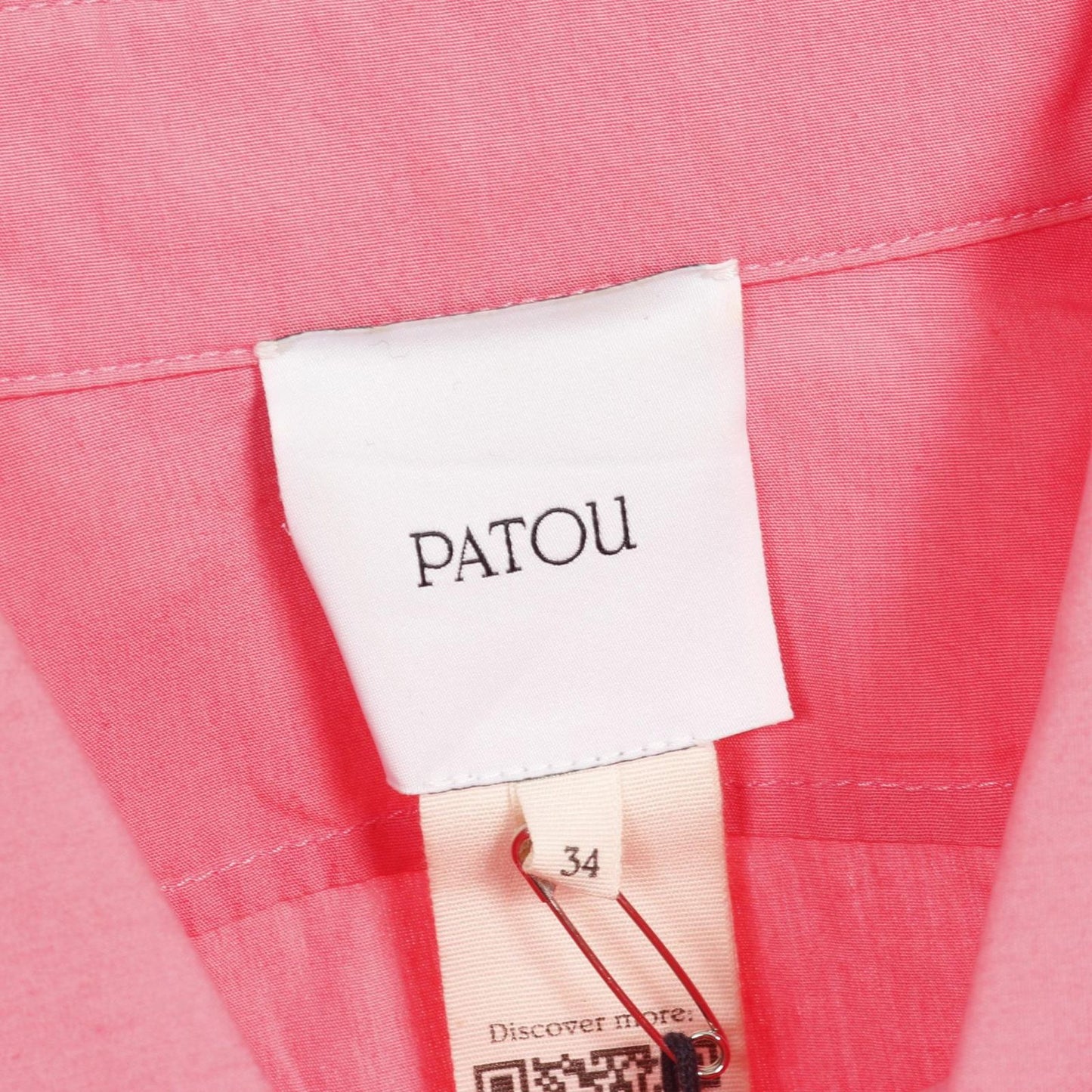 PATOU Pink Cotton Shirt - Timeless Elegance for the Modern Woman