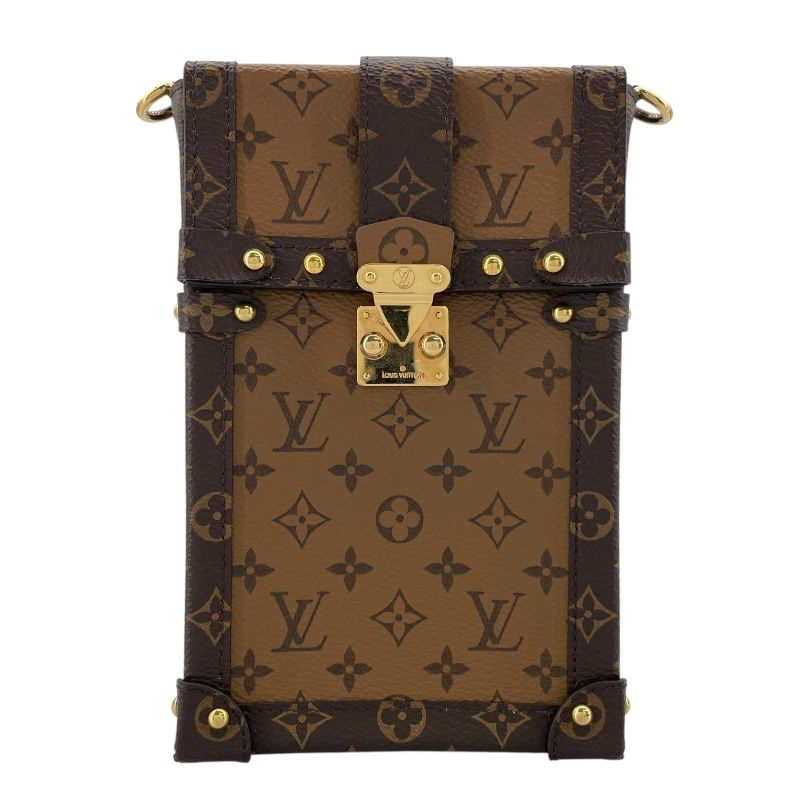 Louis Vuitton Monogram Trunk Vertical Pochette - Unisex Luxury Shoulder Bag