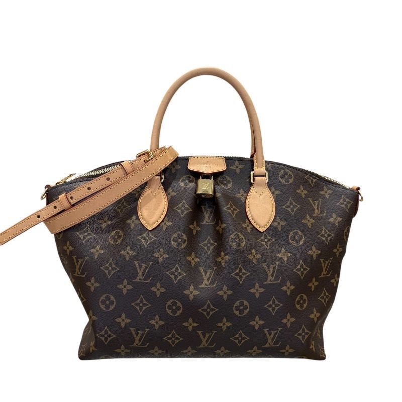 Louis Vuitton Poésie MM Monogram Canvas Handbag - Brown